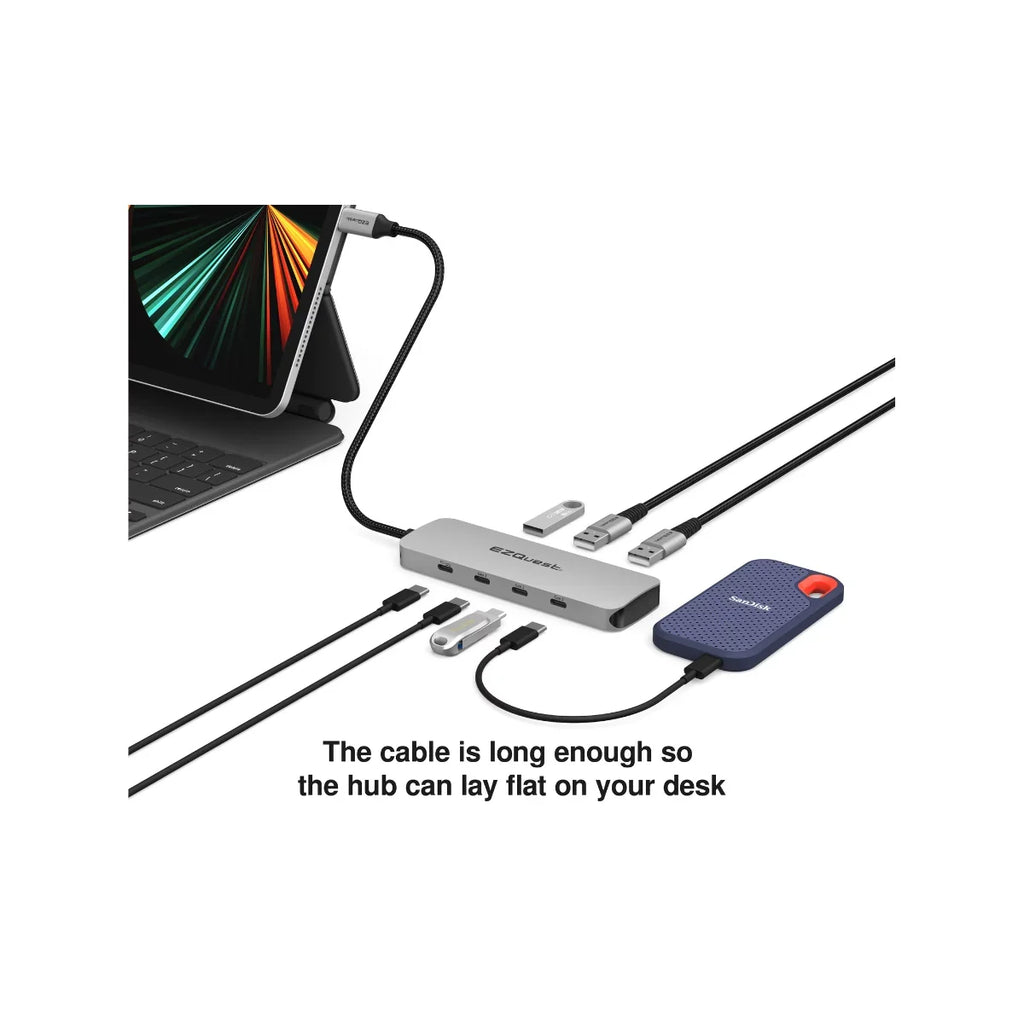 EZQuest USB-C Gen 2 Hub Adapter 7 Ports