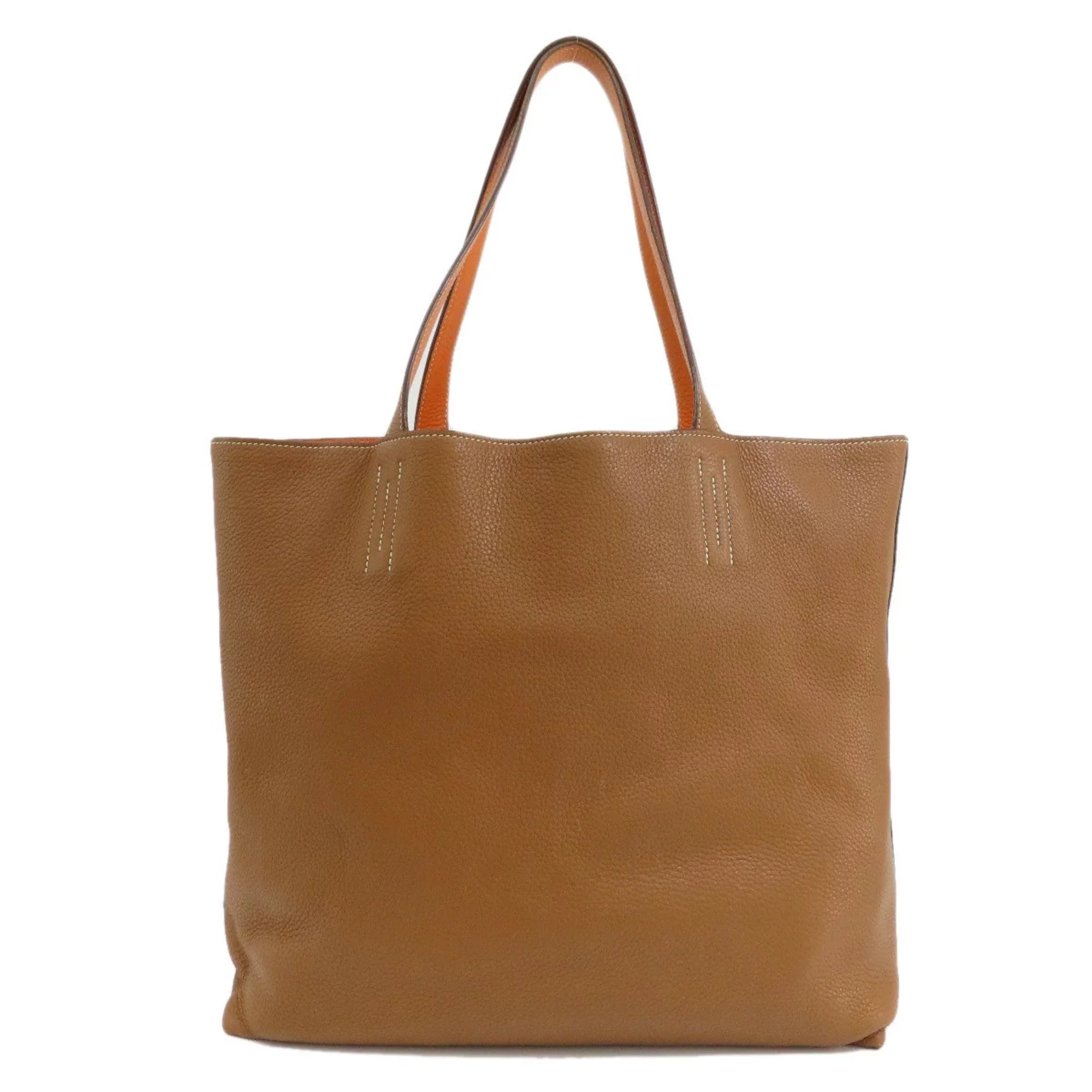 Pre-Owned Hermes double sense 45 gold orange tote bag taurillon ladies HERMES (Good)