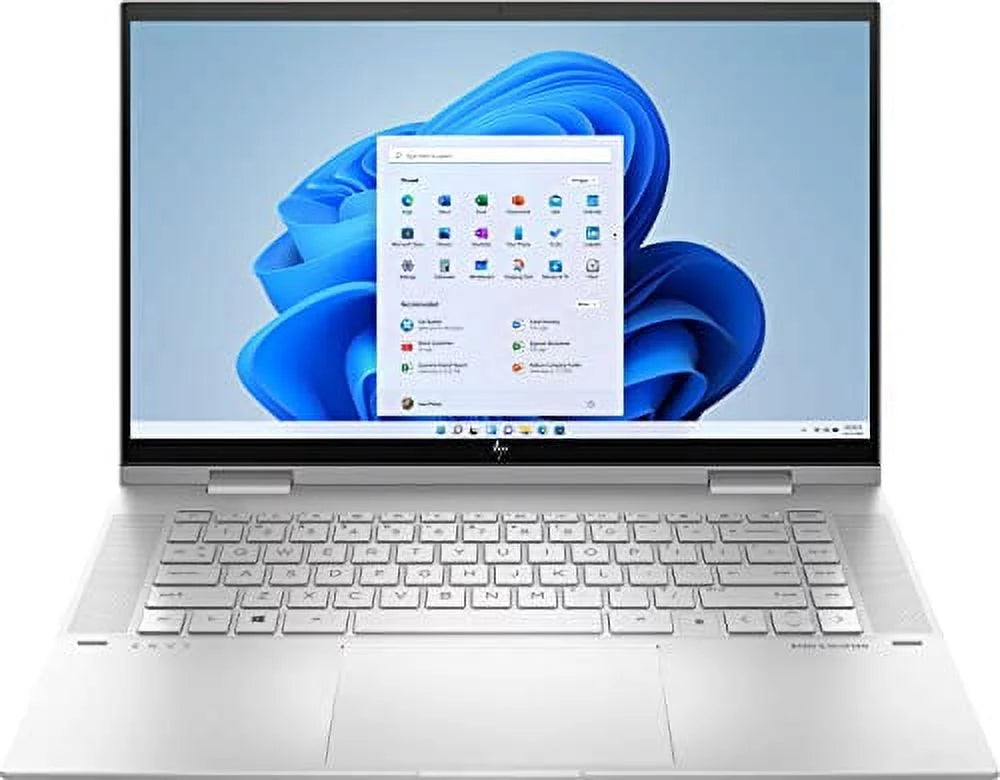 HP 2022 Envy X360 15.6" FHD IPS Touchscreen 2-in-1 Laptop 12th i7-1260P 12- Iris Xe Graphics 16GB DDR4 1TB SSD Thunderbolt 4 WiFi 6 Backlit KB FP Reader Win 11 Home w/ RATZK 32GB USB