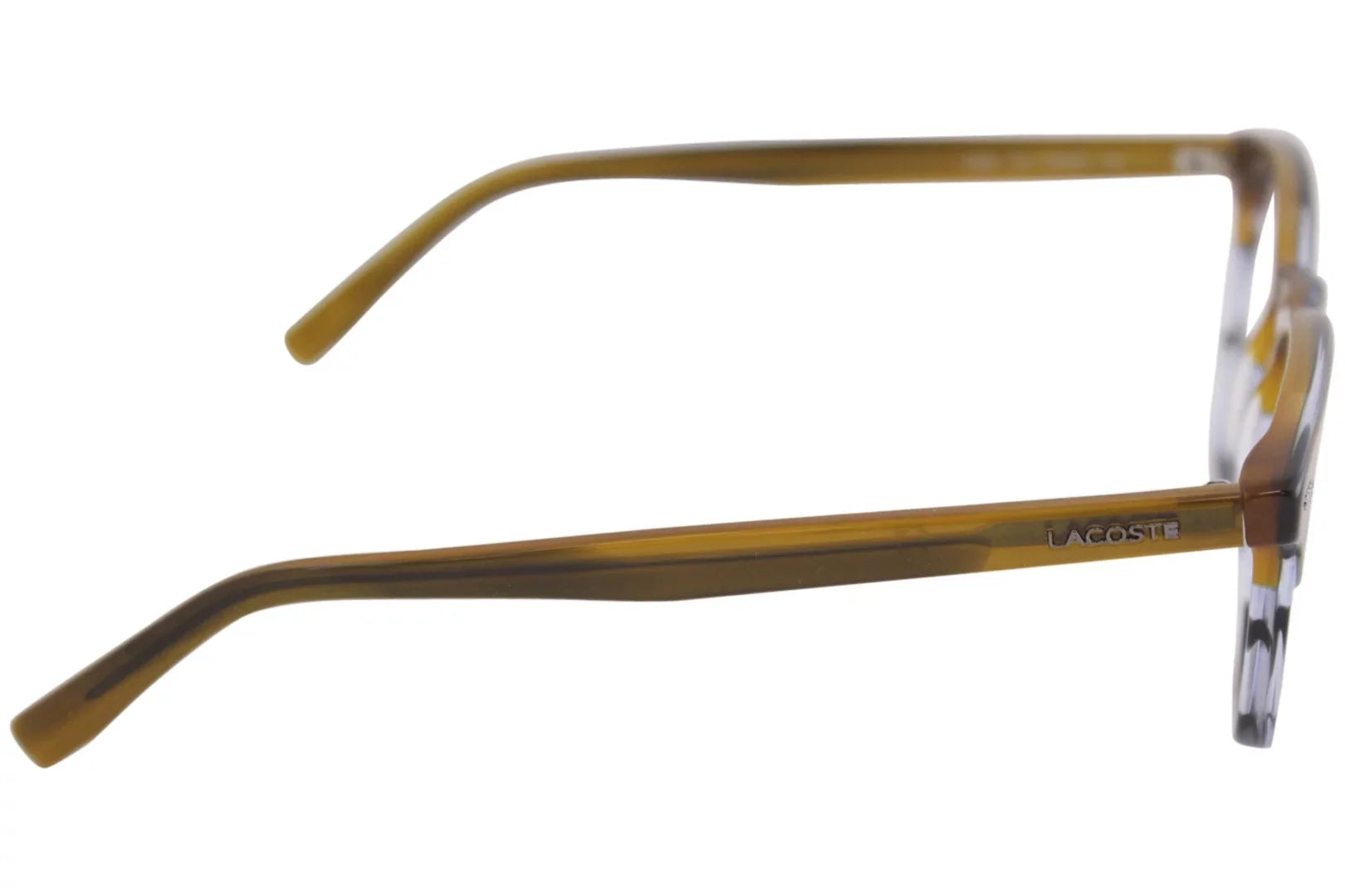 Lacoste Men's Eyeglasses L2832 L/2832 215 Striped Brown/Blue Optical Frame 50mm