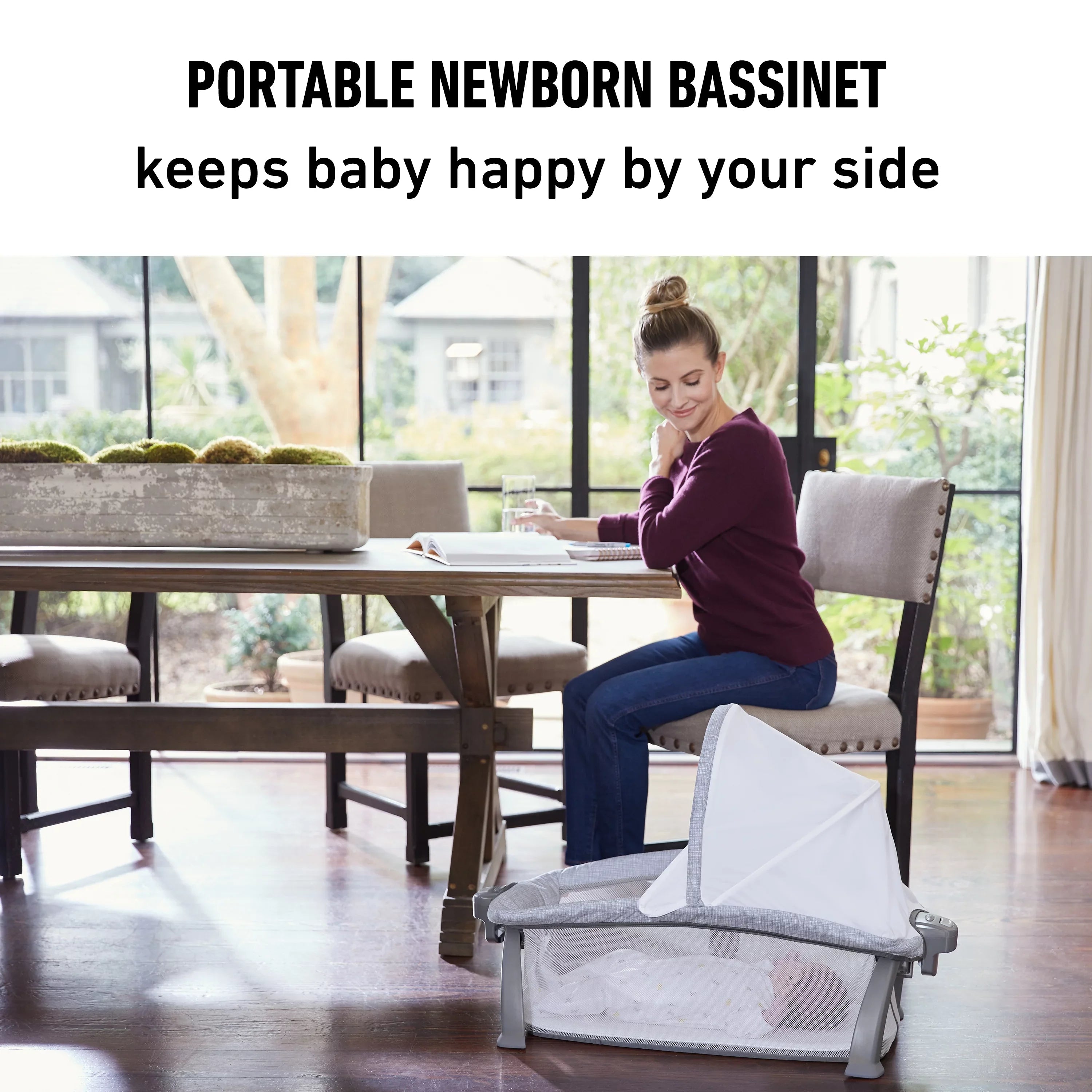 Graco Pack 'n Play Quick Connect Portable Bassinet Playard, Alex
