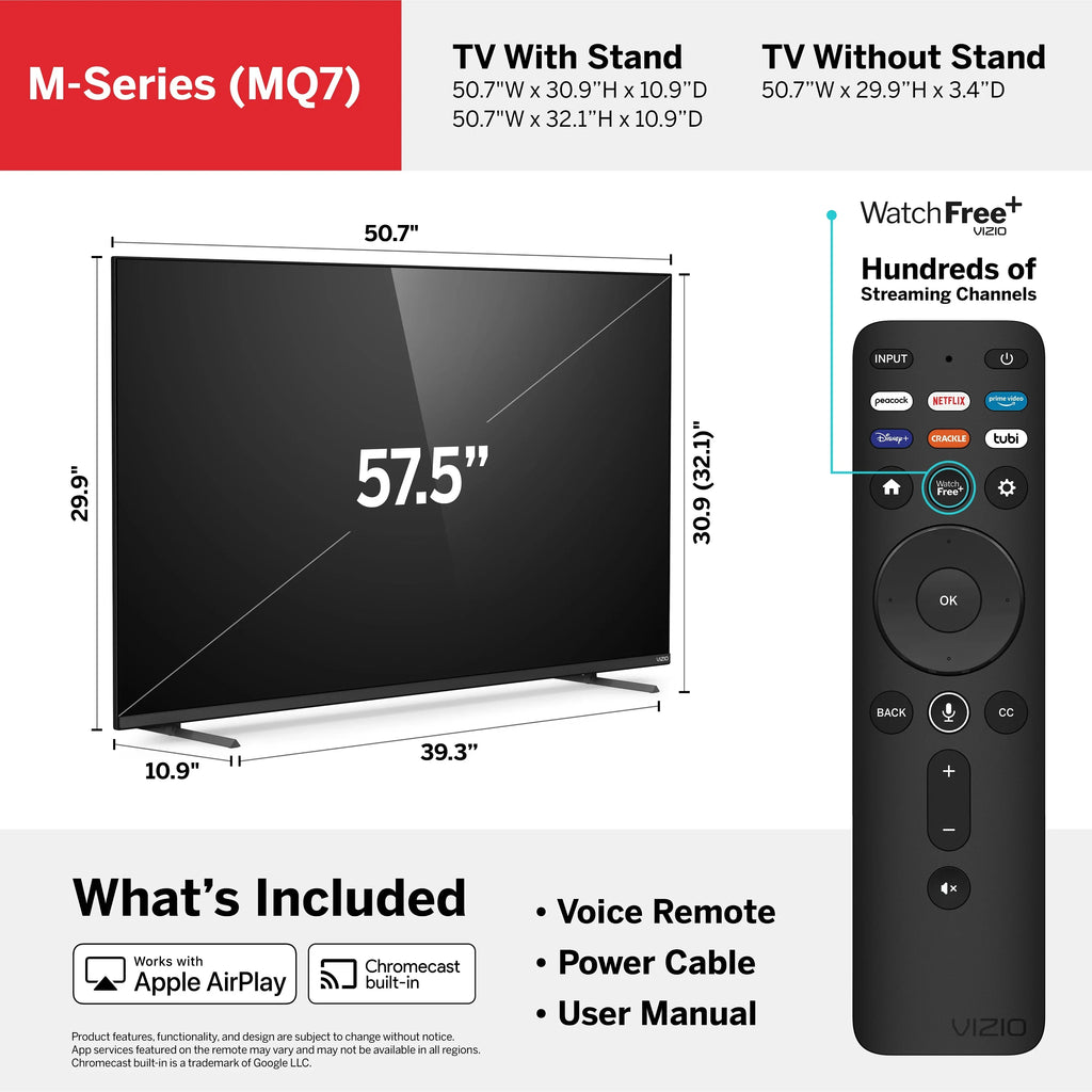 VIZIO 58" Class M7 Series 4K QLED HDR Smart TV M58Q7-J01