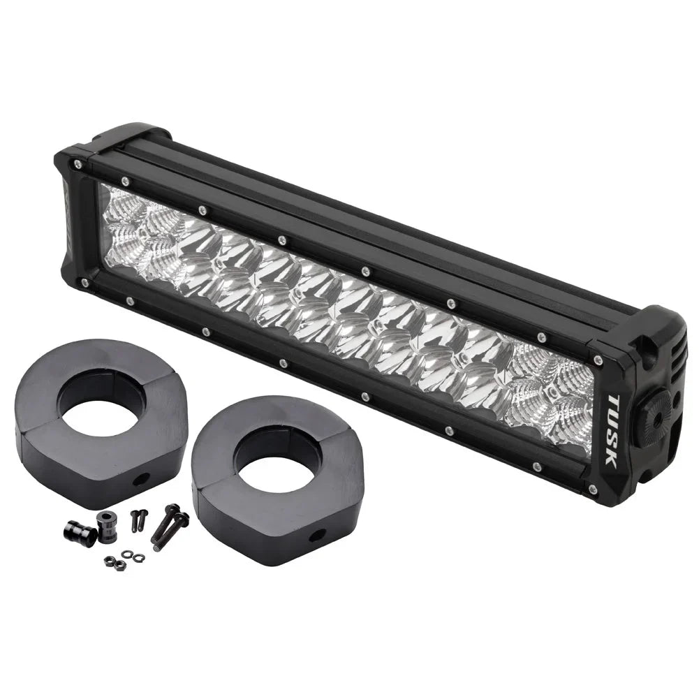 Tusk V2 LED Light Bar Kit 12" Straight For POLARIS RZR 570 Trail 2022