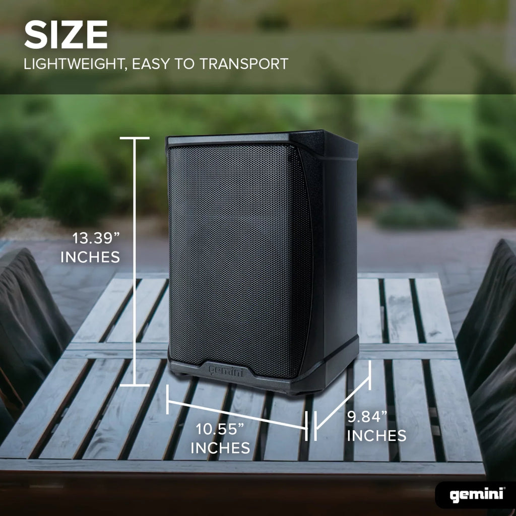 Gemini GPSS-650 Battery-Powered PA System