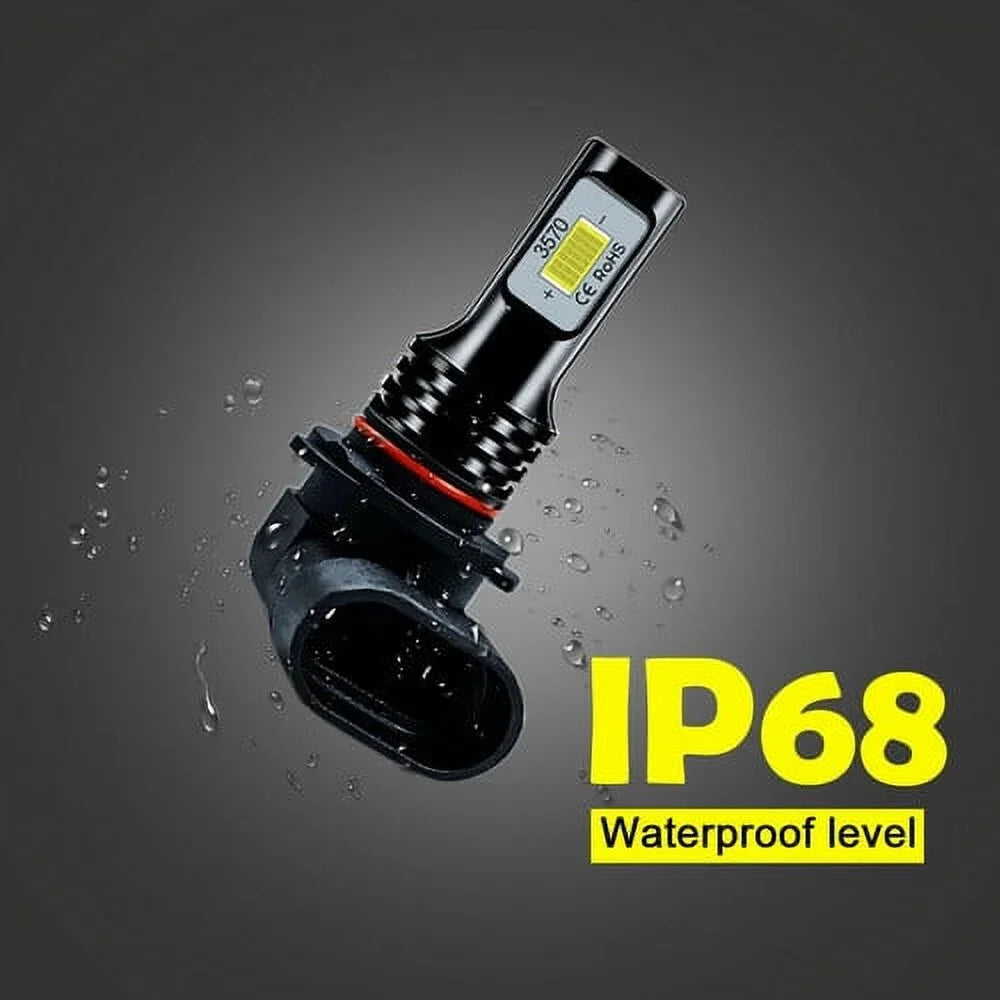 6pcs For 1999 2000 2001 2002 GMC Sierra 1500 2500 9005 9006 LED Headlight + 880 Fog Light Bulbs Super Bright white 6000K