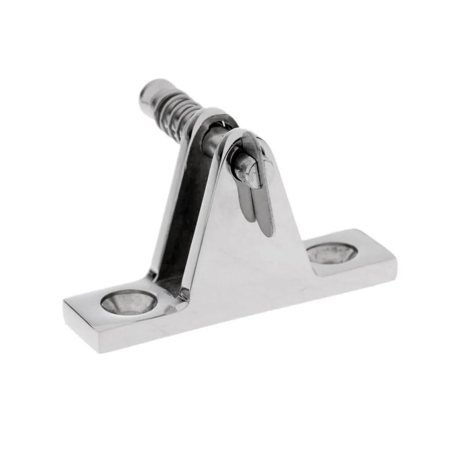 4 Pieces Heavy Duty 316 Stainless Steel Marine Craft Canopy Coating Deck Mount Bimini Top Fitting with Removable Quick Release Pin