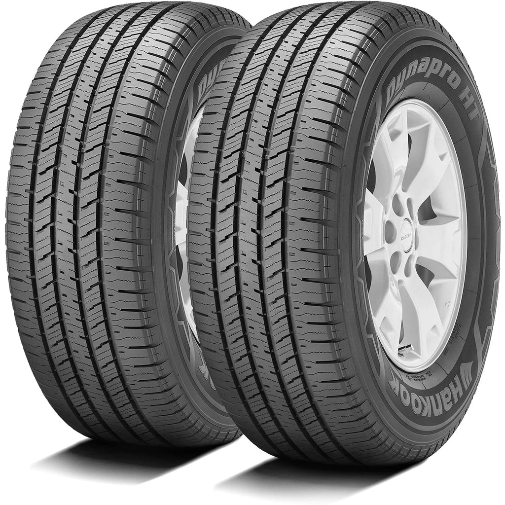 Pair of 2 (TWO) Hankook Dynapro HT LT 245/75R17 121/118S E (10 Ply) Light Truck Tires Fits: 2014-15 Jeep Wrangler Sport, 2021 Jeep Wrangler Unlimited Islander