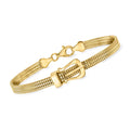 Ross-Simons Italian 18kt Gold Over Sterling Snake-Chain Latch Bracelet, Women's, Adult