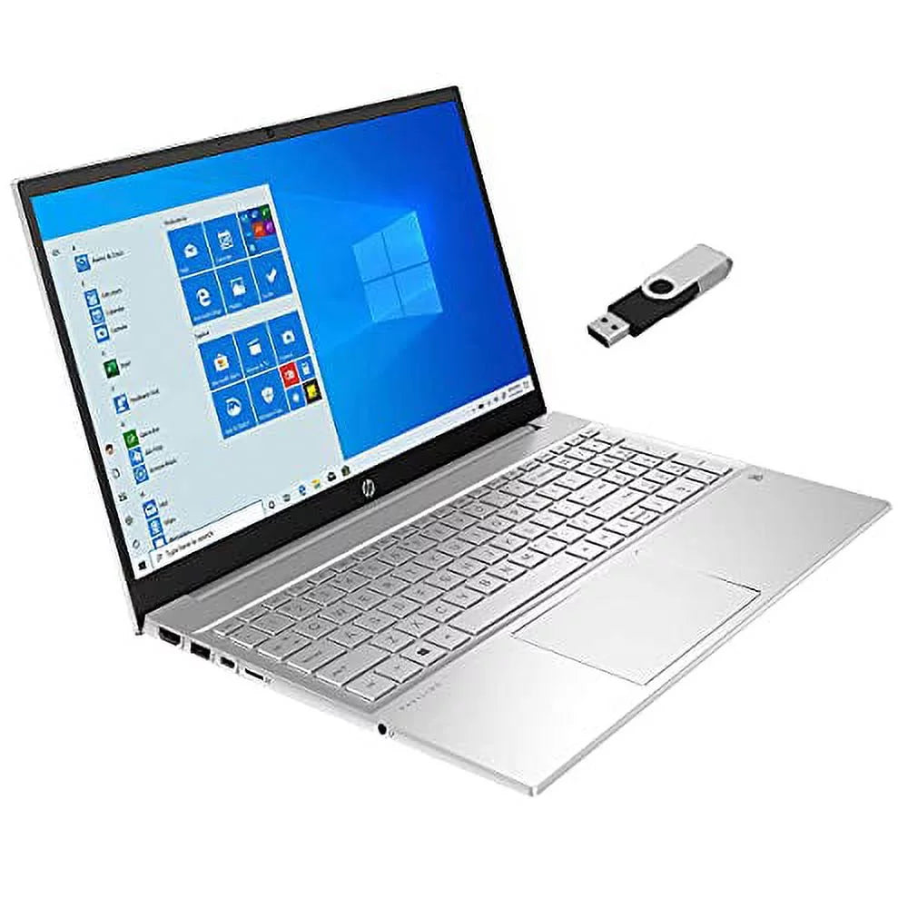 2021 HP Pavilion 15.6" FHD Touchscreen Laptop 11th Gen 4- i5-1135G7 20GB DDR4 1TB NVMe SSD Iris Xe Graphics HDMI Webcam Bluetooth Backlit Keyboard Windows 10 Pro w/ RATZK 20GB USB
