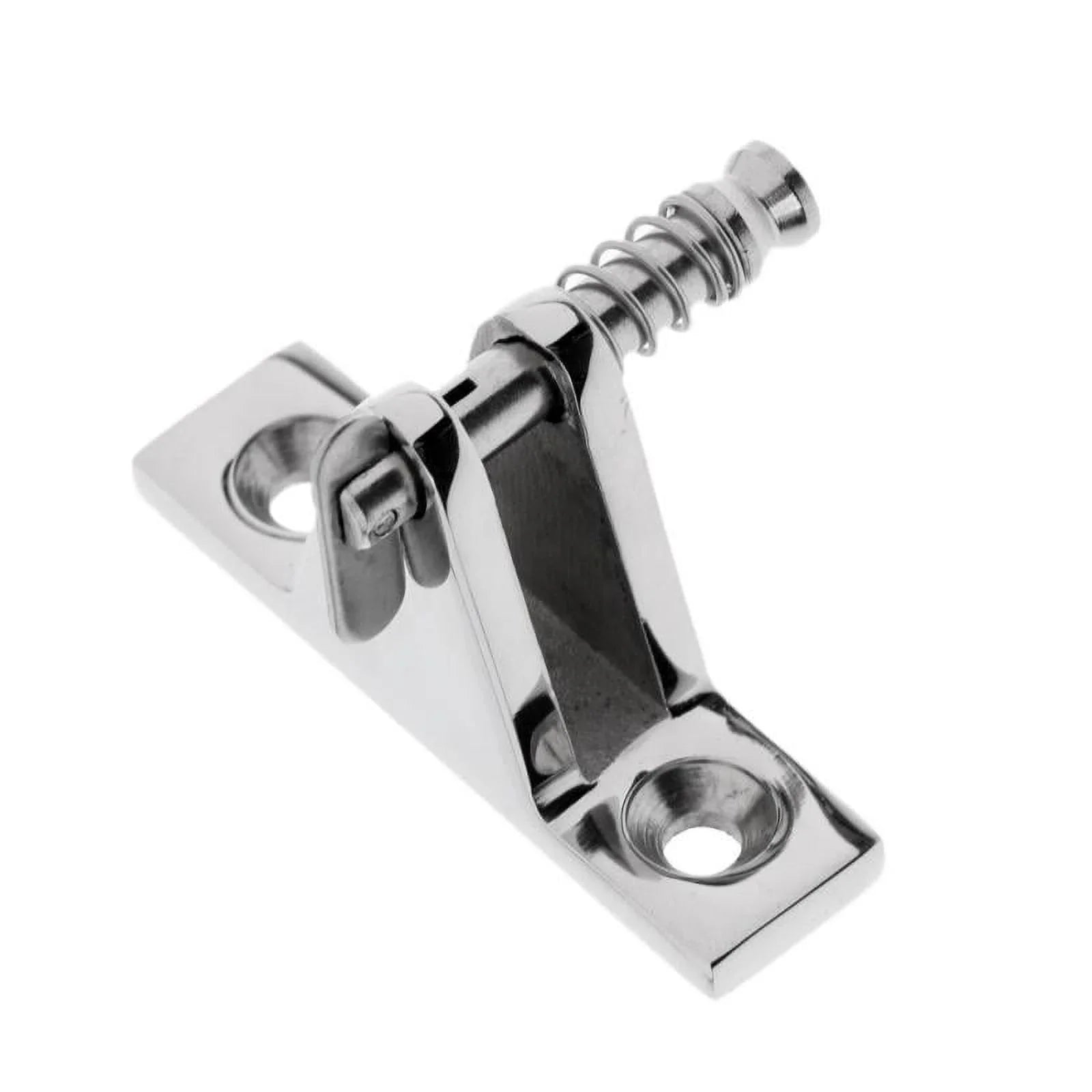4 Pieces Heavy Duty 316 Stainless Steel Marine Craft Canopy Coating Deck Mount Bimini Top Fitting with Removable Quick Release Pin