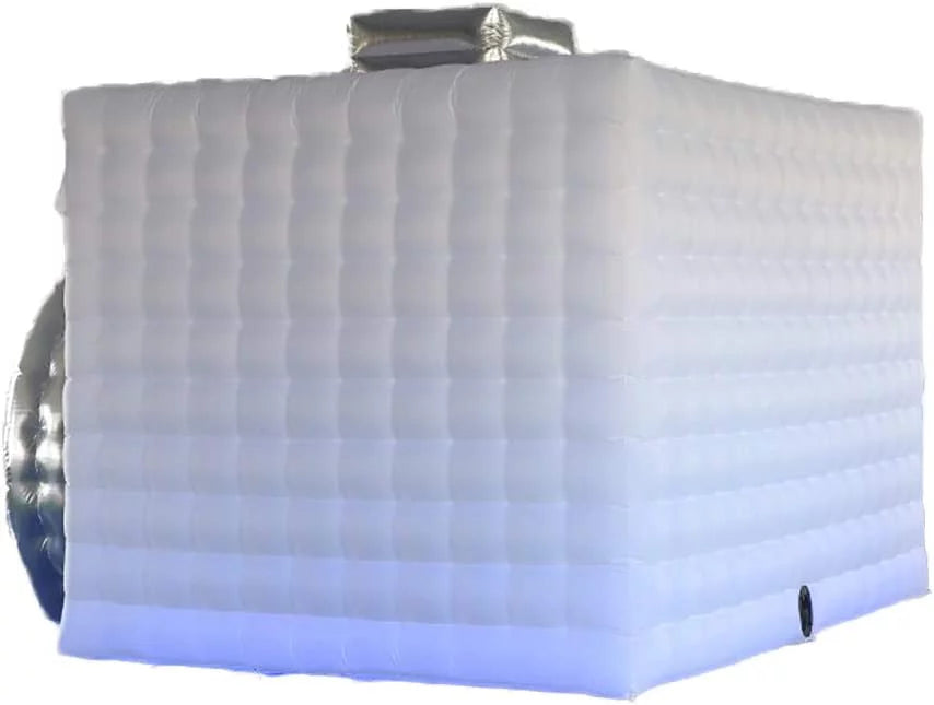 Miumaoev Inflatable Photo Booth Enclosure Camera Shaped Inflatable Cube Tent with Blower, Photo Booth Backdrop for Wedding, Event, Show, Exhibition 3.52.82.5M