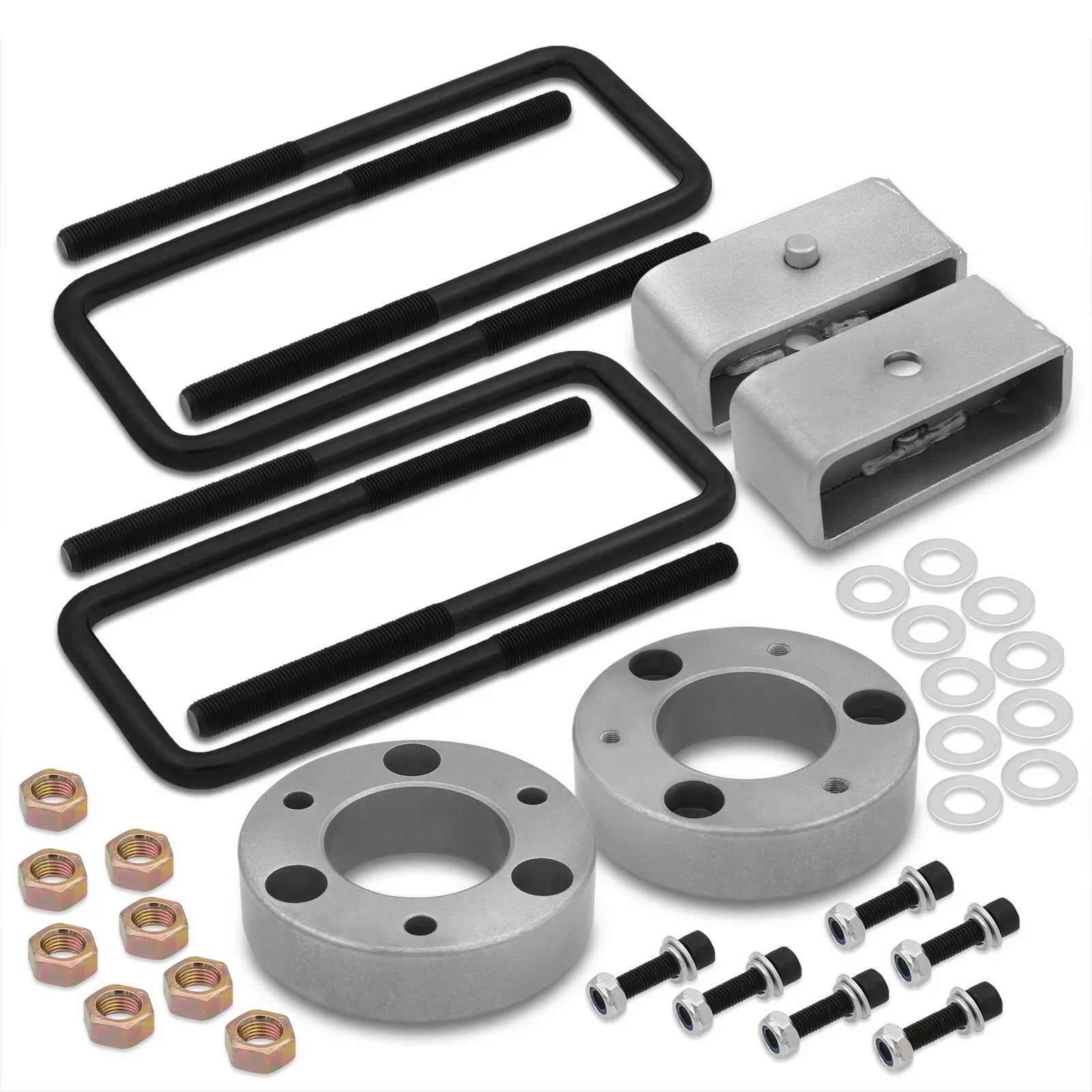 AJP Distributors 2" Front 2" Rear Leveling Lift Kit Spacer SL Fitting For Chevrolet Chevy Silverado GMC Sierra 2007 2008 2009 2010 2011 2012 2013 2014 2015 2016 2017 2018 2019 2020 2021