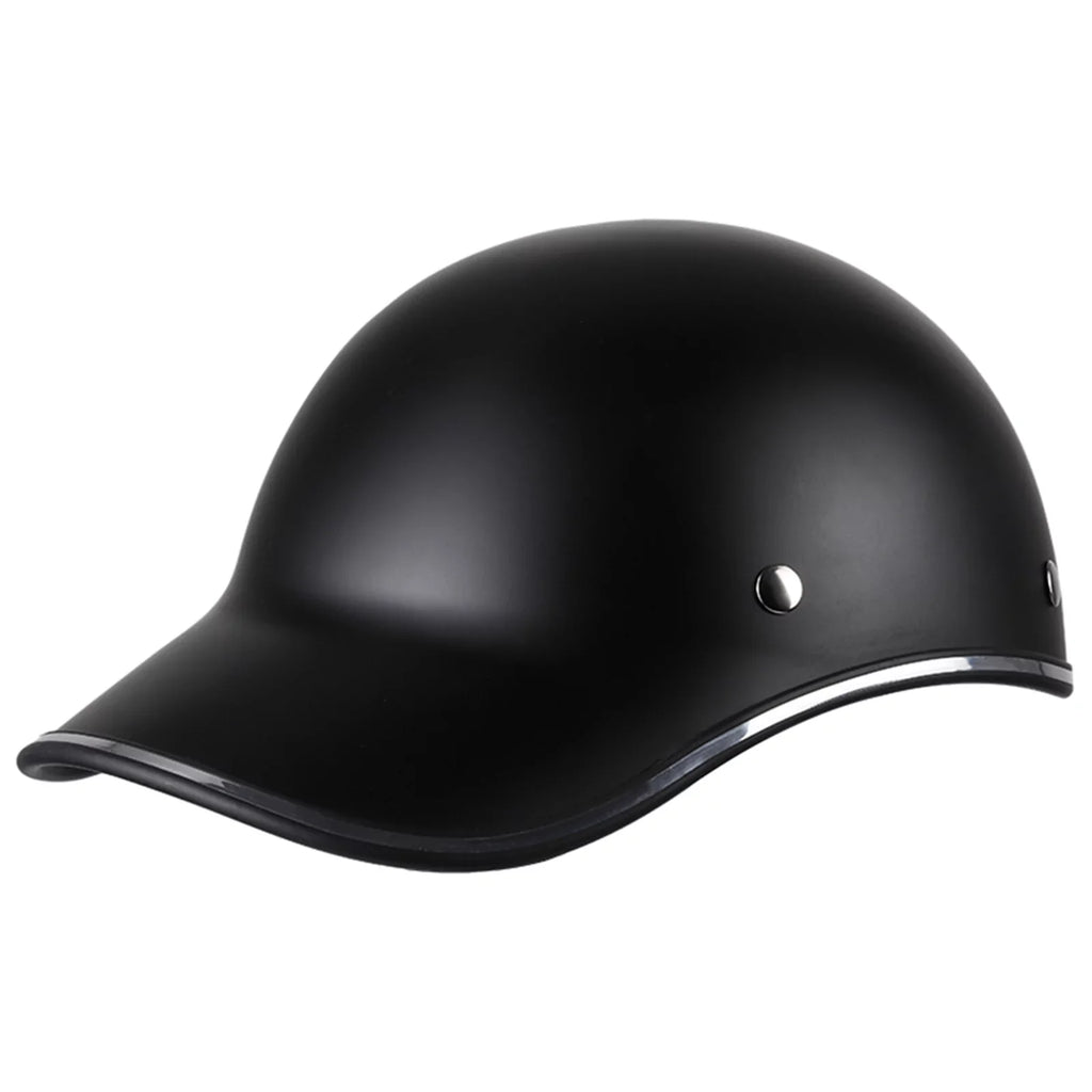 Half Helmet for Motorcycle, Bike, and Baseball Cap - Suitable for Men and Women Adults