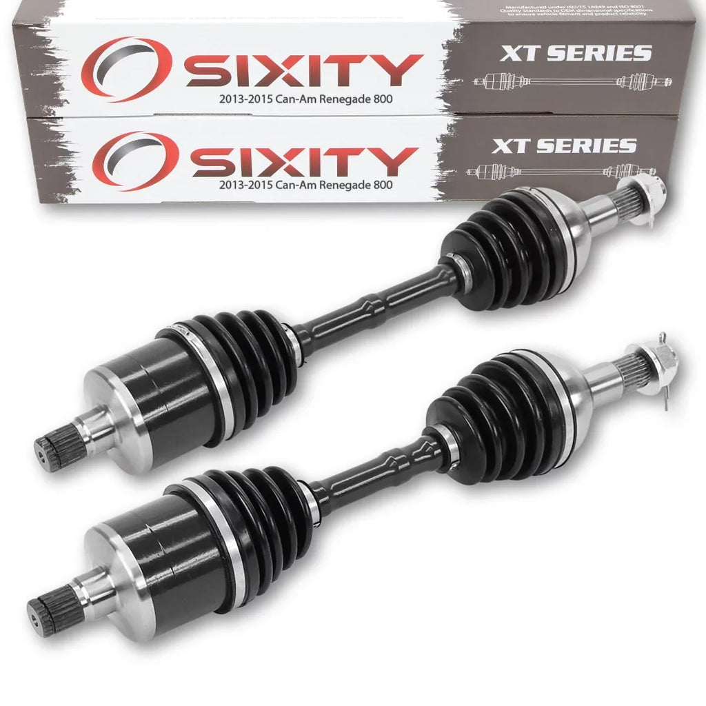 2 pc Sixity XT Rear Left Right Axle Fitting with Can-Am Renegade 800 2013-2015 - EFI STD XXC 4X4