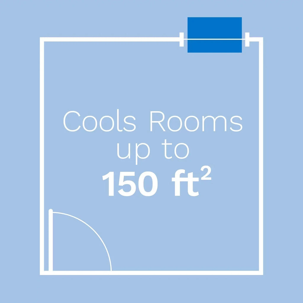 hOmeLabs Window Air Conditioner 5000 BTU - Easy Mechanical Control Compact AC Unit with Washable Reusable Filter, 2 Cooling Speeds, 2 Fan Speeds - Optimal for Bedroom and Rooms up to 150 Sq. Ft.