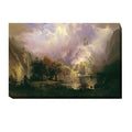 Rocky Mountain Landscape by Albert Bierstadt Premium Gallery-Wrapped Canvas Giclee - 12 x 18 x 1.5 in.