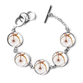 Old Fashioned Bicycle High Wheeler Britain Bracelet Chain Charm Bangle Jewelry