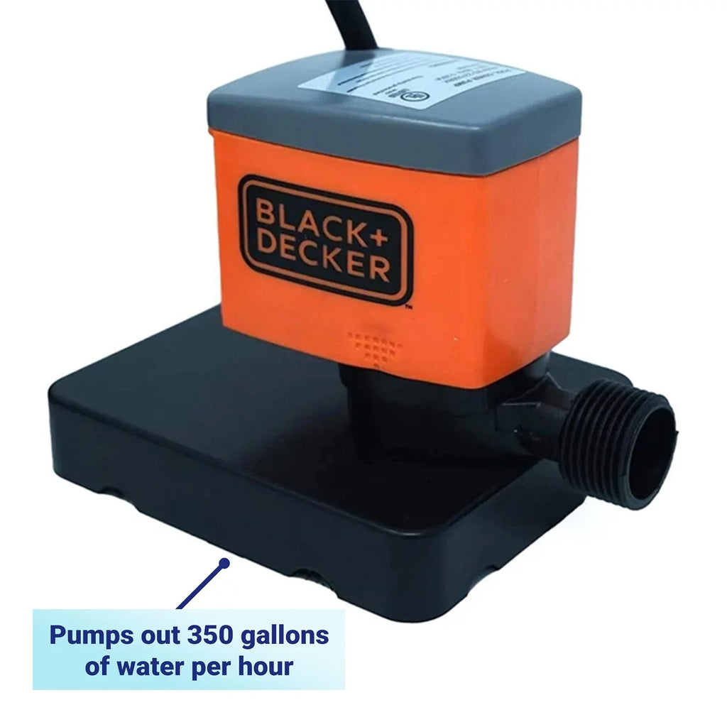 Black+Decker 350 GPH Submersible Pool Protection Pump