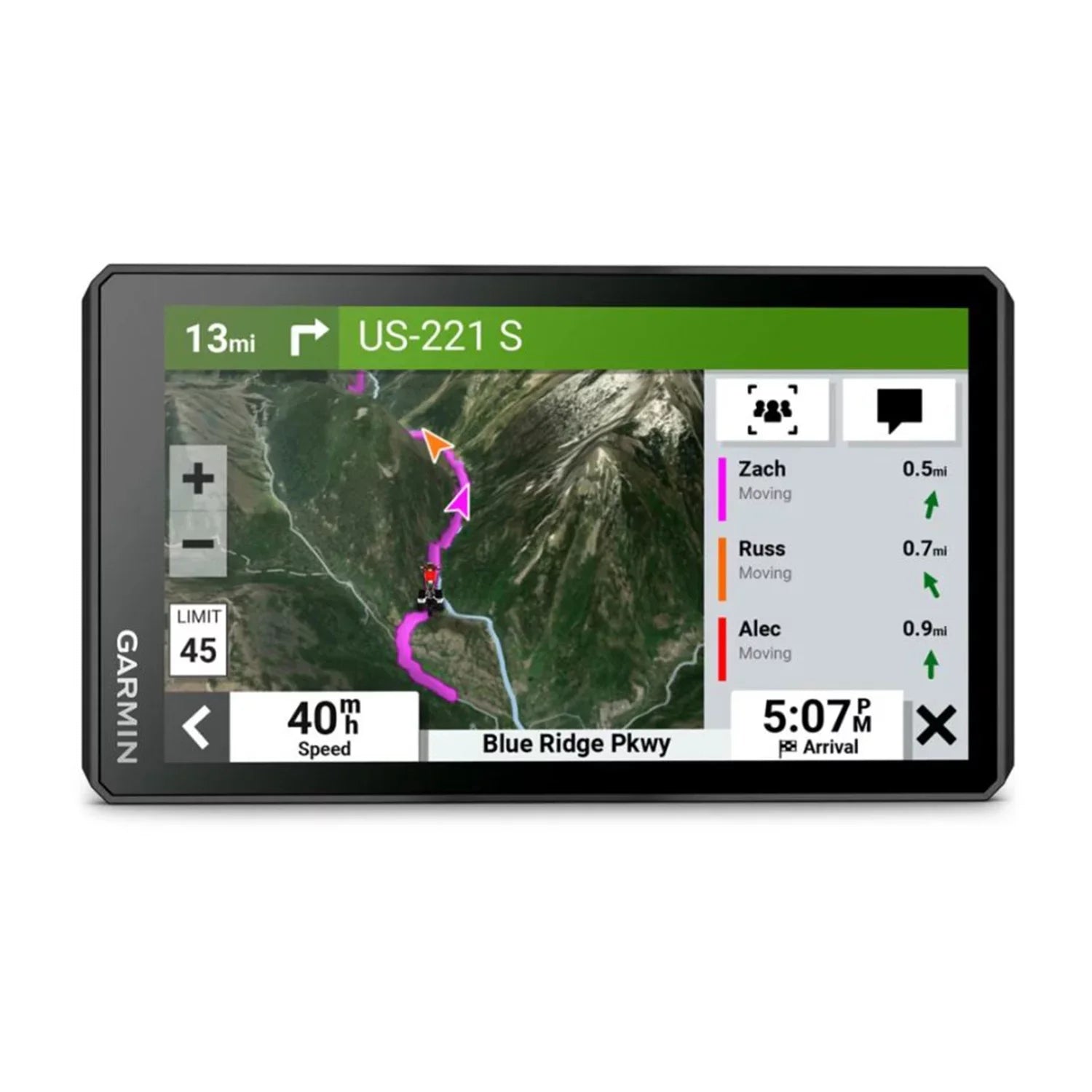 Garmin Zumo XT2 MT-S with USB Car and Wall Adapters and 6Ave Cleaning Cloth