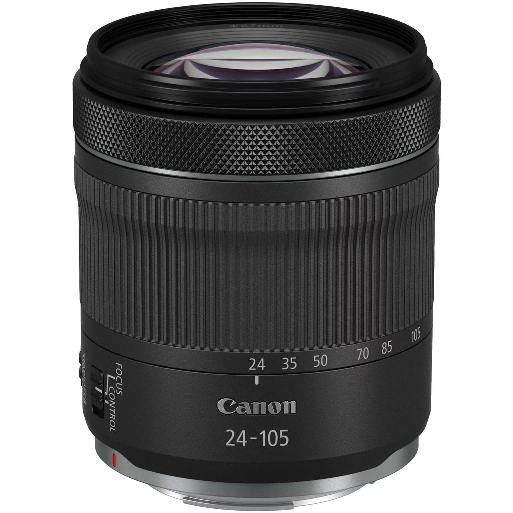 Canon EOS R6 Mirrorless Digital Camera with RF 24-105mm STM Lens + Mount Adapter + SanDisk 64GB + ZeeTech Accessory Bundle