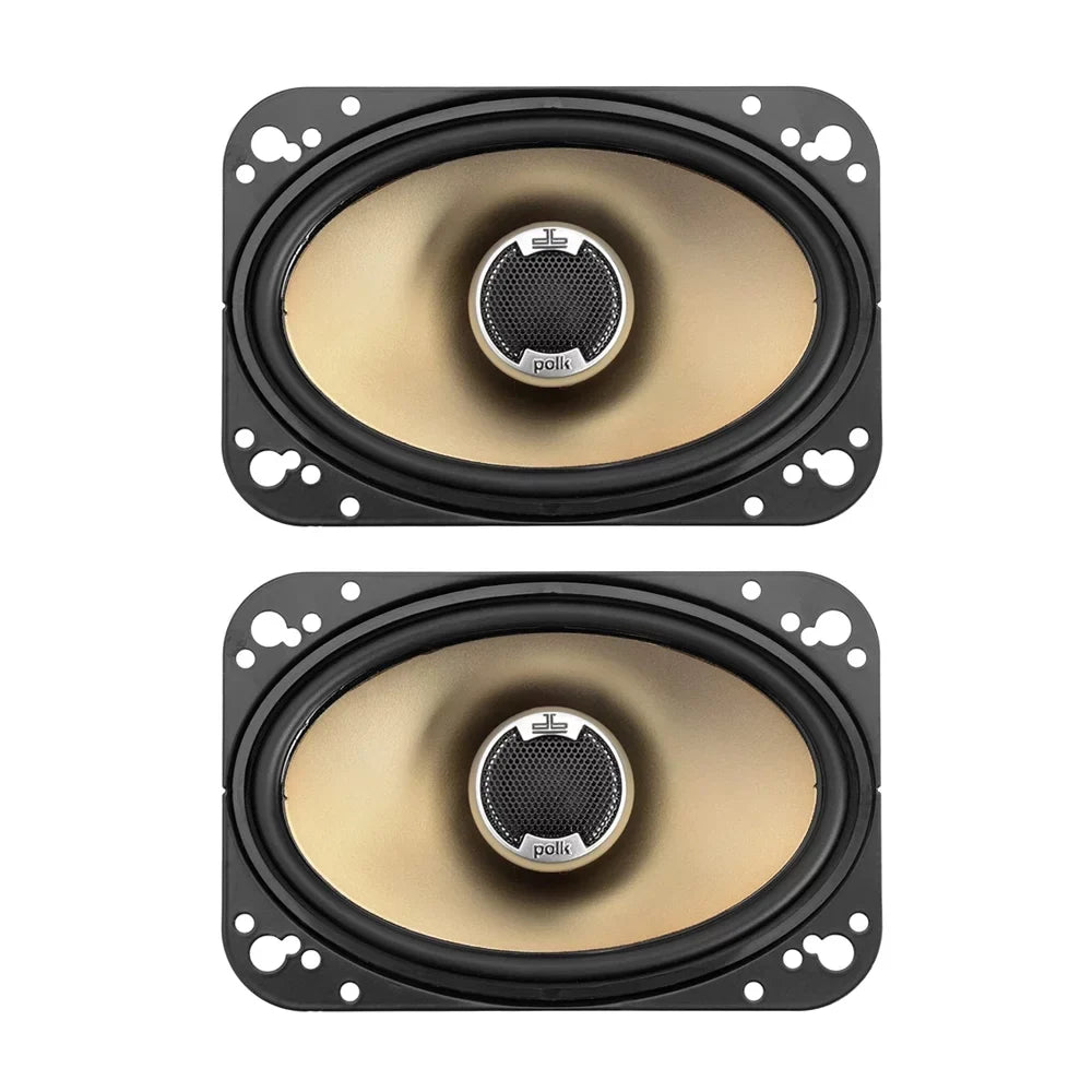 Polk Audio DB461 4 x 6-inch 2-way Car Audio Loud Speakers