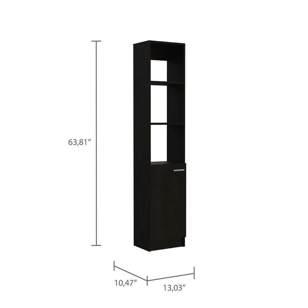 Home Square 2-Piece Set with Medicine Cabinet & 63" One Door Linen Cabinet