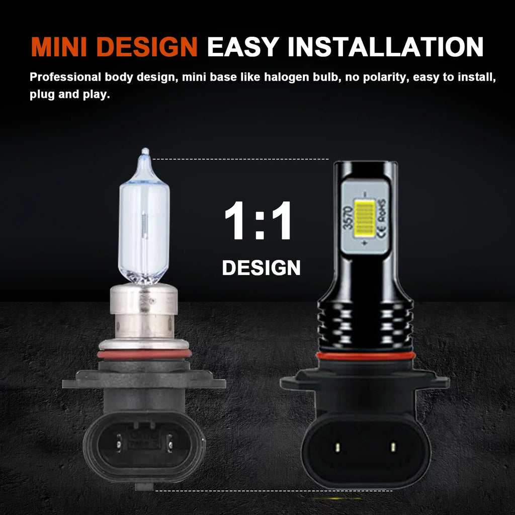 6pcs For 1999 2000 2001 2002 GMC Sierra 1500 2500 9005 9006 LED Headlight + 880 Fog Light Bulbs Super Bright white 6000K