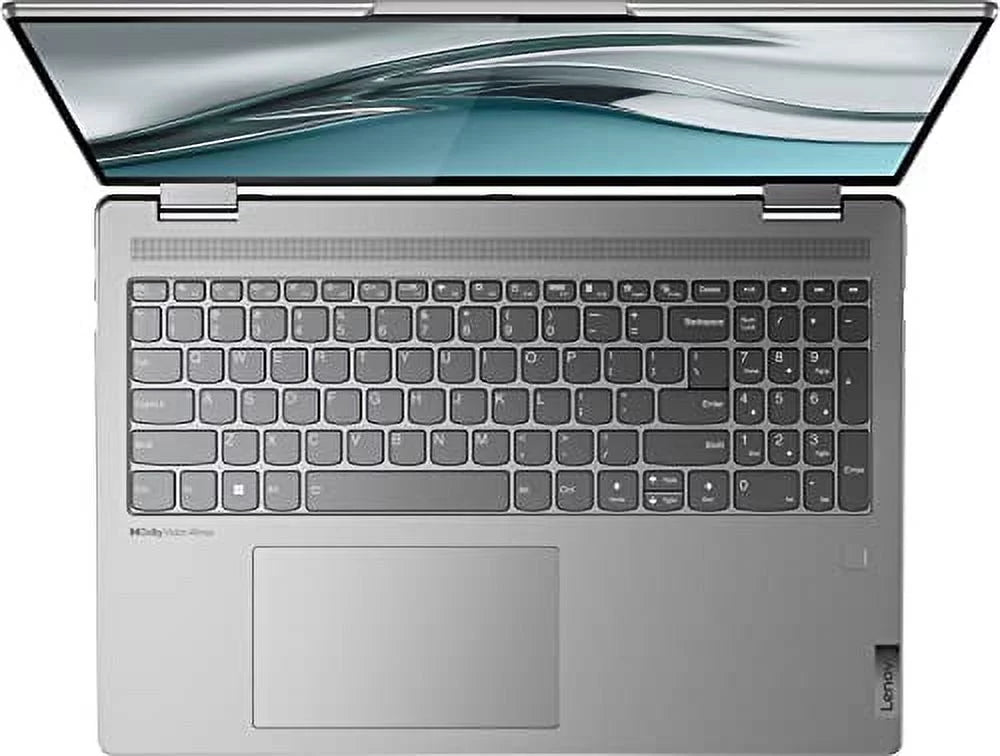 Lenovo 2023 Yoga 7 16" 2.5K Touch 2-in-1 Laptop EVO 12th 12- i7-1260P Iris Xe Graphics 16GB LPDDR5 512GB NVMe SSD 2xThunderbolt4 WiFi 6E HDMI Backlit KB Fingerprint Windows 11 Home w/RE USB