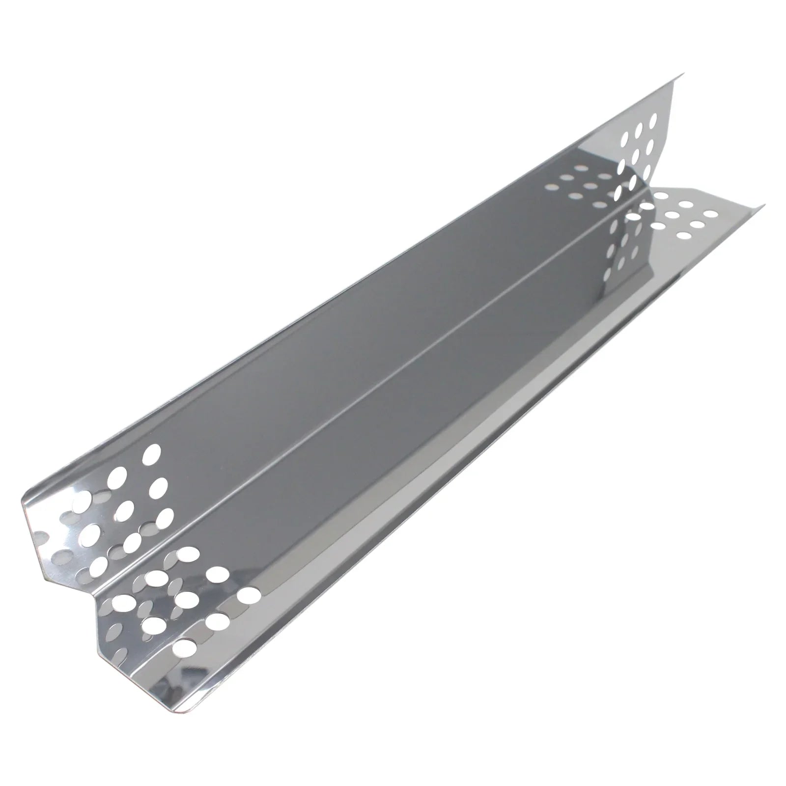 2-Pack BBQ Grill Heat Shield Plate Tent Replacement Parts for Nex 720-0720 - Matching Barbeque Stainless Steel Flame Tamer, Guard, Deflector, Flavorizer Bar, Vaporizer Bar, Burner Wrap 16 1/8"