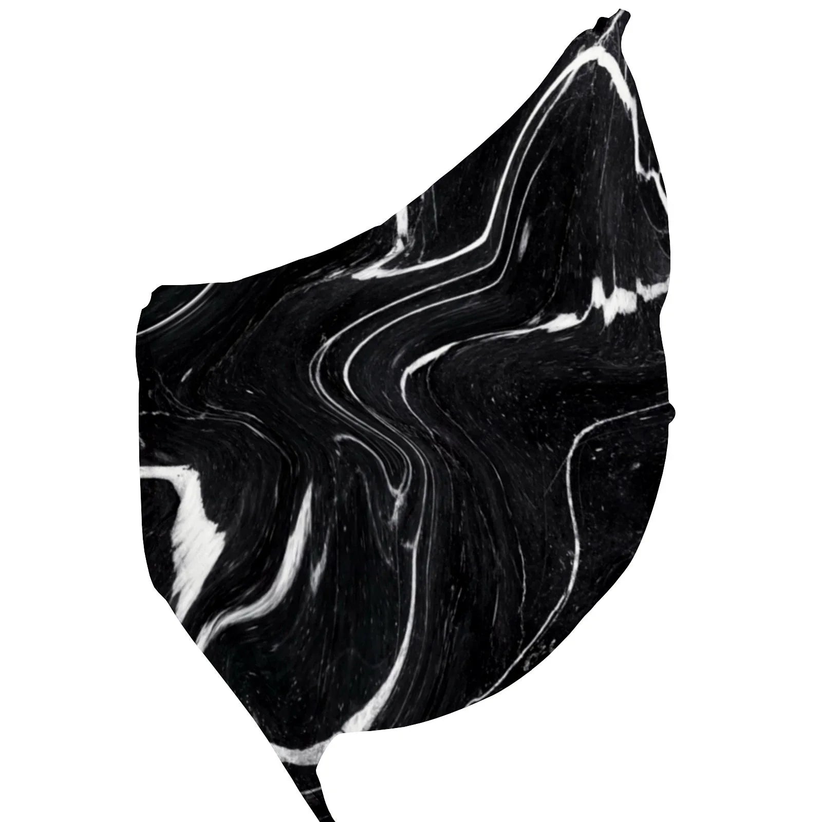 FREEAMG Black Marble Silk Long Scarf for Women Large Oblong Sunscreen Shawls Wraps Neck Headscarf Hair Wraps Gift Packed
