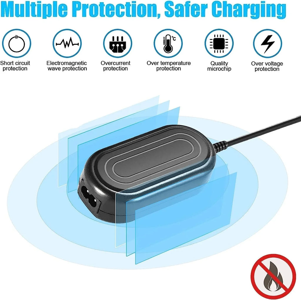 TKDY CA-110 Camcorder Charger CA110 Power Cable Kit for Canon VIXIA HF M50 R800 R80 R700 R500 M52 M500 HF-R70 HF-R72