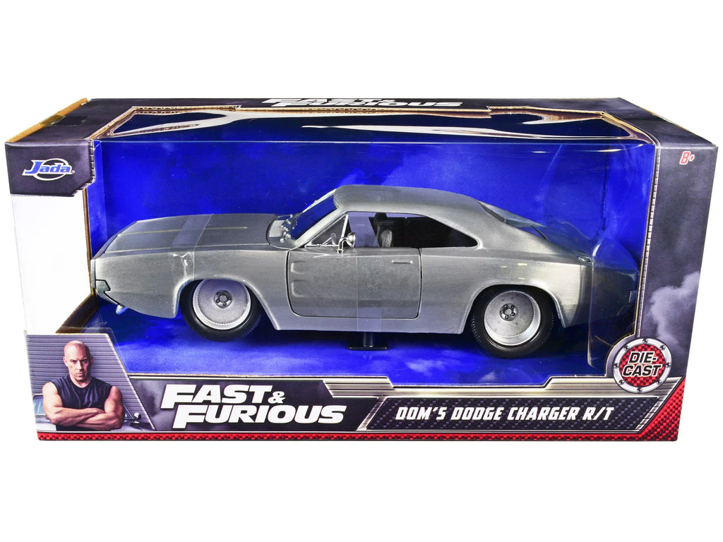 Dom's 1970 Dodge Charger R/T Bare Metal "Fast & Furious 7" (2015) Movie 1/24 Diecast Model Car by Jada