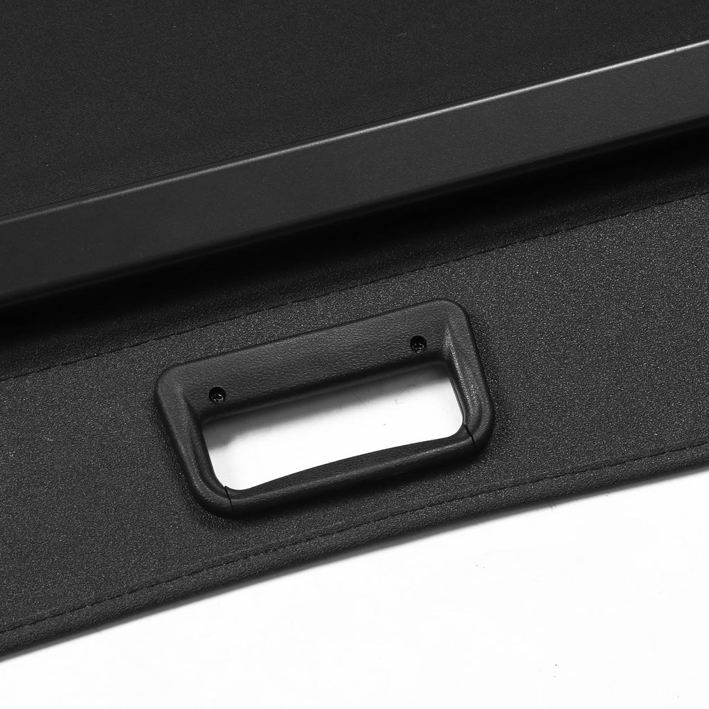 Ikon Motorsports Cargo Wrap Fitting With 2014-2018 Subaru Forester (Only Fit Automatic Rear Gate) PVC & Aluminum Rod Black Security Rear Trunk Wrap Security Retractable Shield