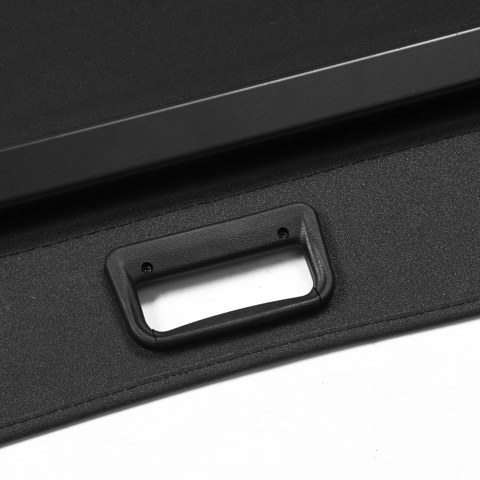Ikon Motorsports Cargo Wrap Fitting With 2014-2018 Subaru Forester (Only Fit Automatic Rear Gate) PVC & Aluminum Rod Black Security Rear Trunk Wrap Security Retractable Shield