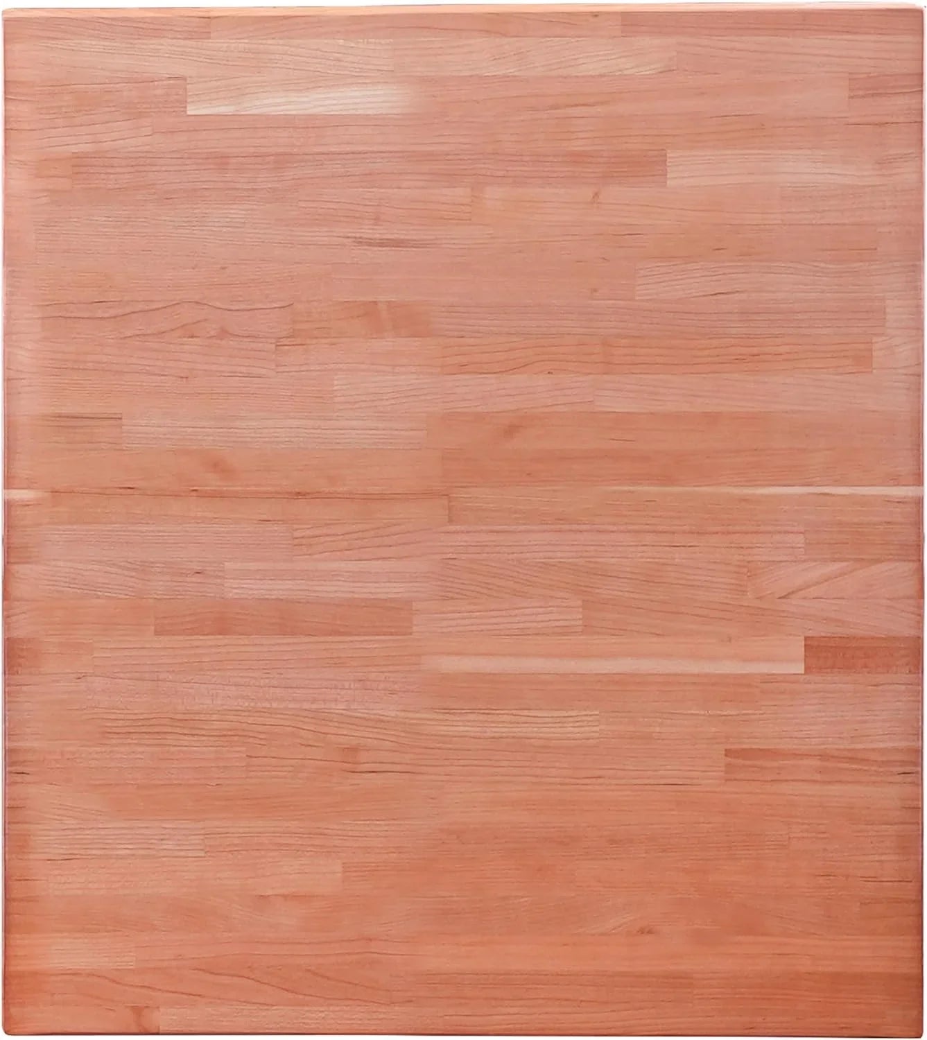 Butcher Block Counter Top, Grown Cherry Solid Hardwood Countertop, Wood Slabs For Kitchen, Reversible, Both Side Polished, Prefinished With Food-Safe Oil, 1.5" Thickness, 18" L X 25" W