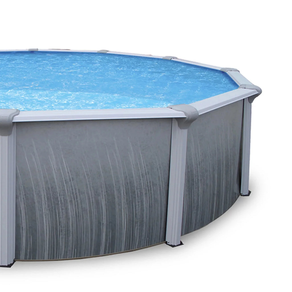 Bluewave Martinique 15' Round 52-In Steel Pool With 7-In Top Rail