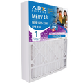 20x25x5 Air Filter MERV 13 Comparable to MPR 1500 - 2200 & FPR 9 Fitting with Honeywell FC100A1037 Premium USA Made 20x25x5 Furnace Filter 1 Single Filter by AIRX FILTERS WICKED CLEAN AIR.