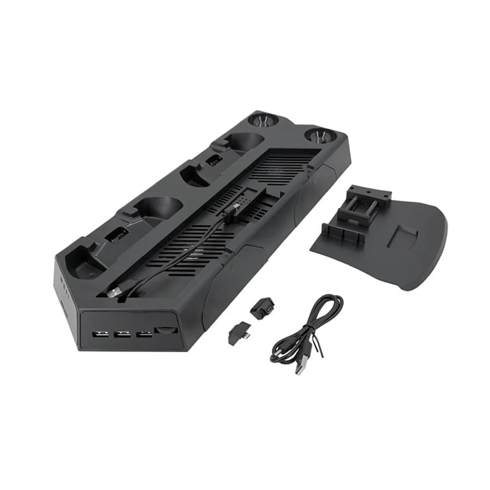 Cooling Fan Charging Dock Vertical Stand for PS4 Slim Pro Controller