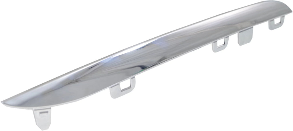 Grille Trim Fitting with 2015-2018 Mercedes Benz C300 2015 C400 Right Passenger Side, Lower Chrome CAPA Certified