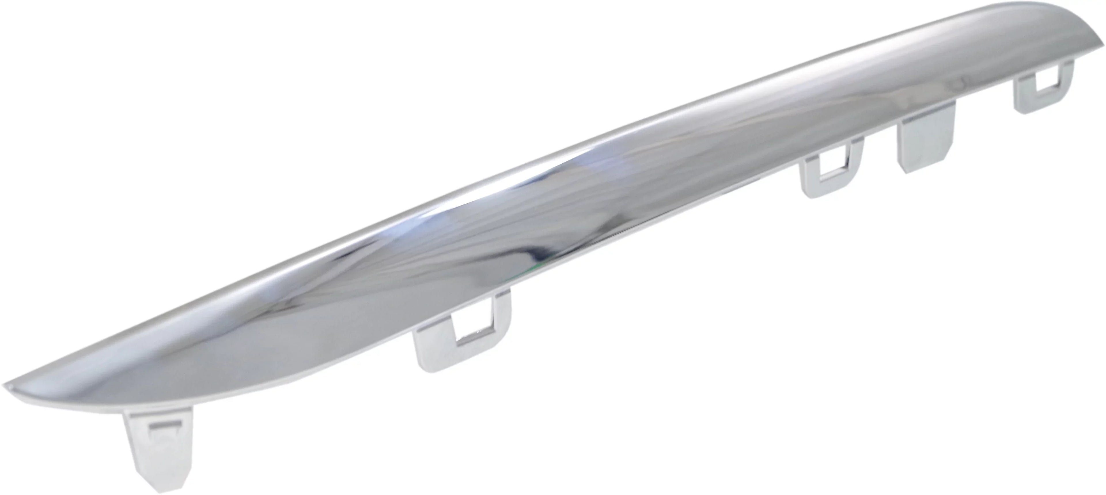 Grille Trim Fitting with 2015-2018 Mercedes Benz C300 2015 C400 Right Passenger Side, Lower Chrome CAPA Certified
