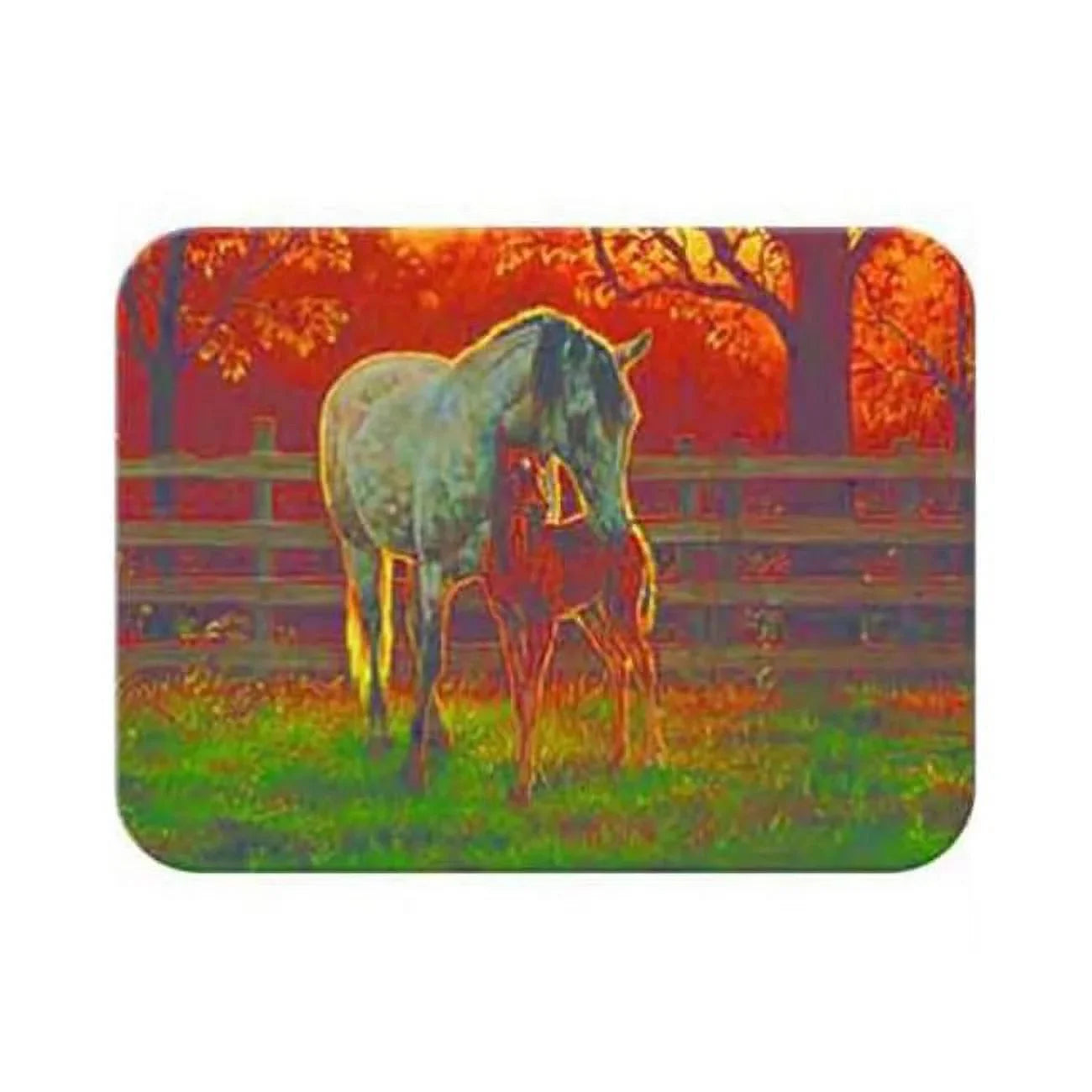 McGowan Tuftop Mare and Foal Cutting Board - Medium