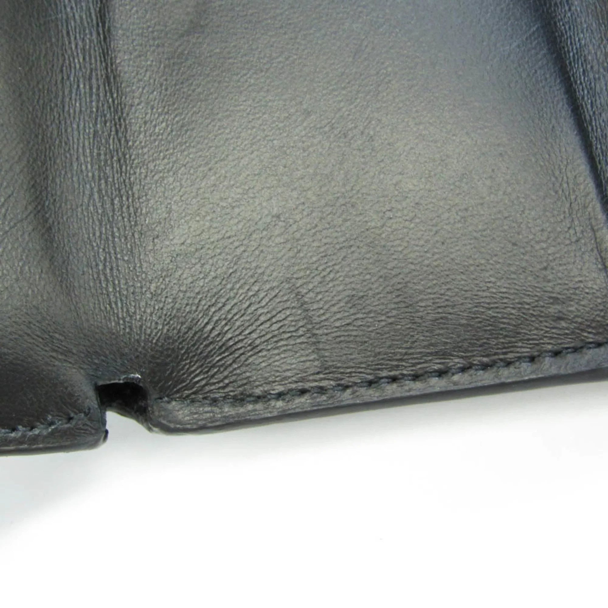 Pre-Owned Balenciaga Cache Mini 593813 Men,Women Leather Wallet (tri-fold) Black (Good)