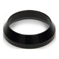 MPD Racing MPD87007 0.875 in. Wide Tapered Axle Spacer with Sprint Car Axle - Black Anodize