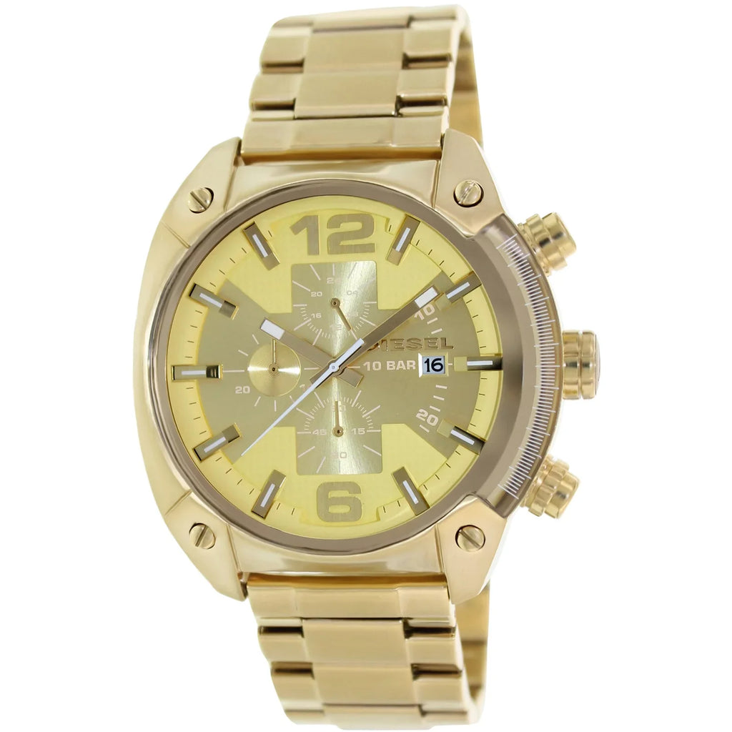 Diesel Men's Overflow DZ4299 Gold Stainless-Steel Quartz Watch
