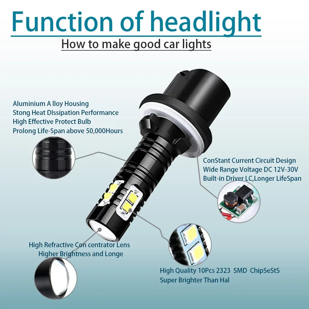 6pcs For 1999 2000 2001 2002 GMC Sierra 1500 2500 9005 9006 LED Headlight + 880 Fog Light Bulbs Super Bright white 6000K