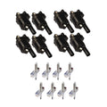 Set of 8 ISA Ignition Coils and Denso Spark Plugs Fitting with Chevrolet Suburban Camaro Tahoe UF414 Fits select: 2015-2018 CHEVROLET SILVERADO K1500 LT, 2014 CHEVROLET SILVERADO K1500