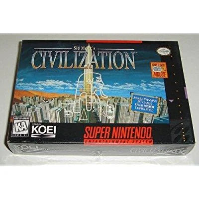 Civilization for SNES Super Nintendo