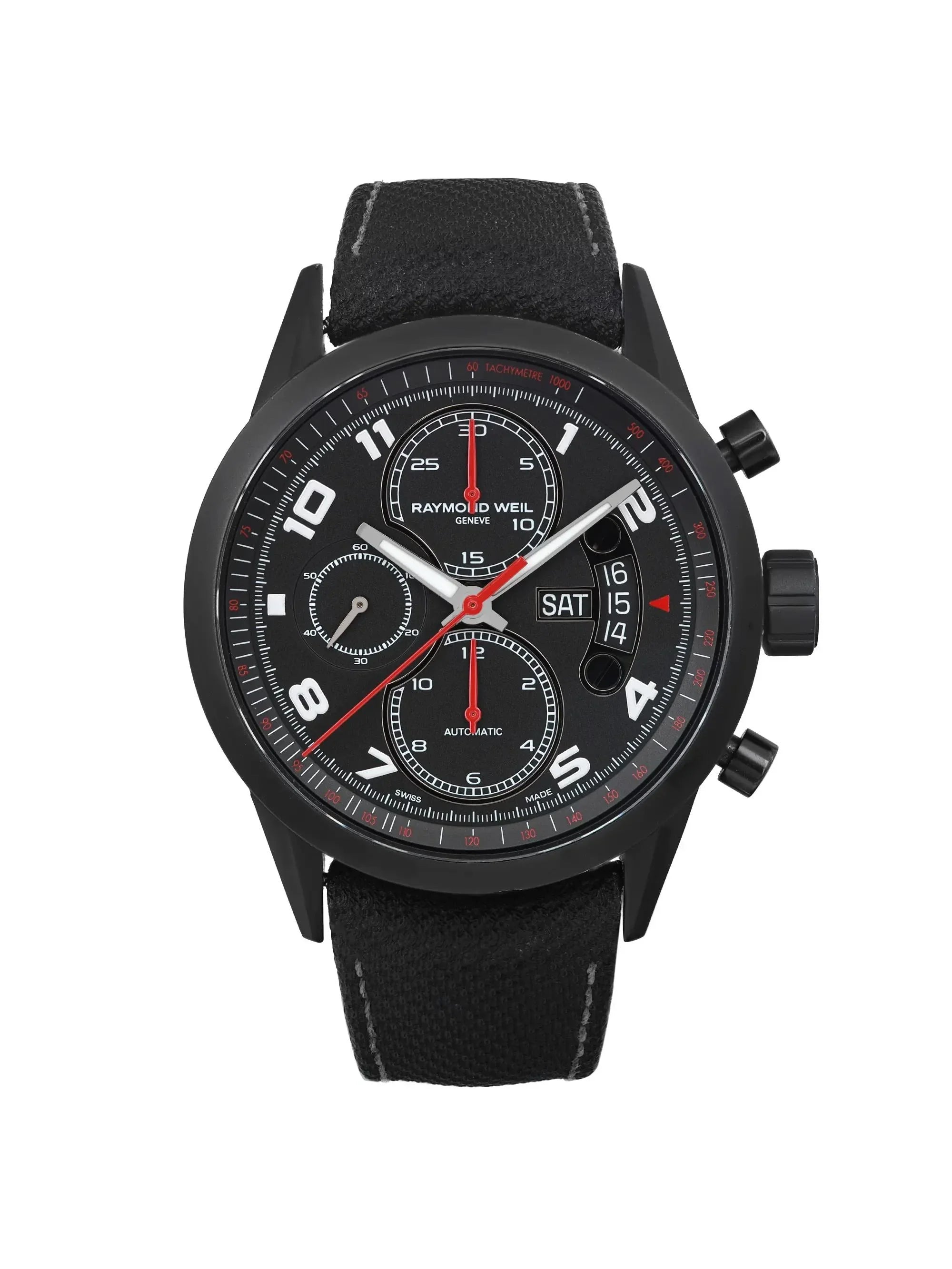 Raymond Weil Freelancer Steel Black Dial Automatic Men's Watch 7730-BK-05207