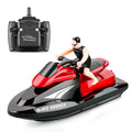 OWSOO 809 RC Vessel RC Watercraft High Speed Remote Control Ship for Pools Lakes 2.4Ghz Waterproof for Boys and Girls