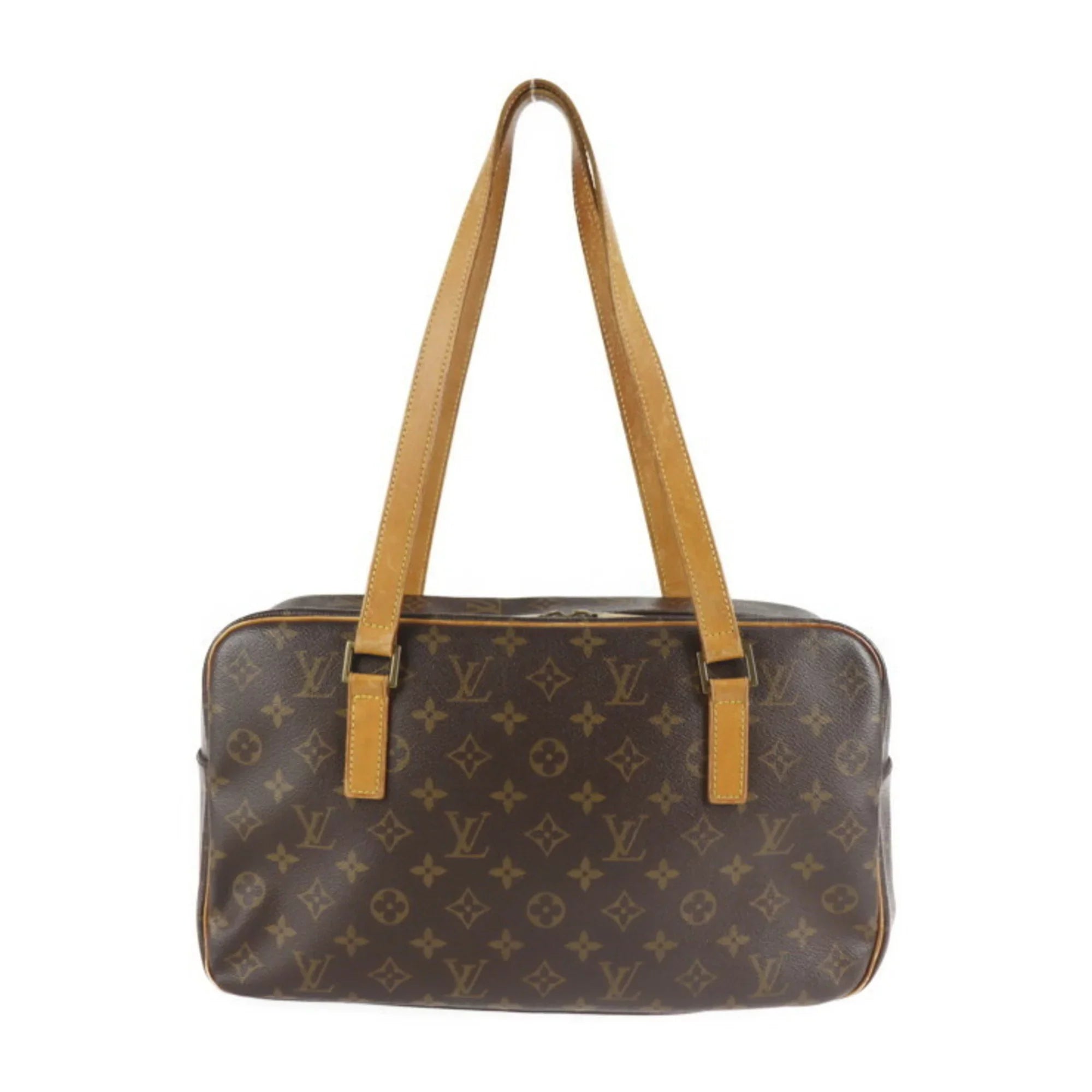Pre-Owned LOUIS VUITTON Louis Vuitton Cite GM Shoulder Bag M51181 Monogram Canvas Leather Brown (Good)